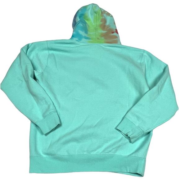 Clickbait David Dobrik Fanjoy Sweatshirt Mint Green Tie Dye Pullover Unisex S - Picture 2 of 11